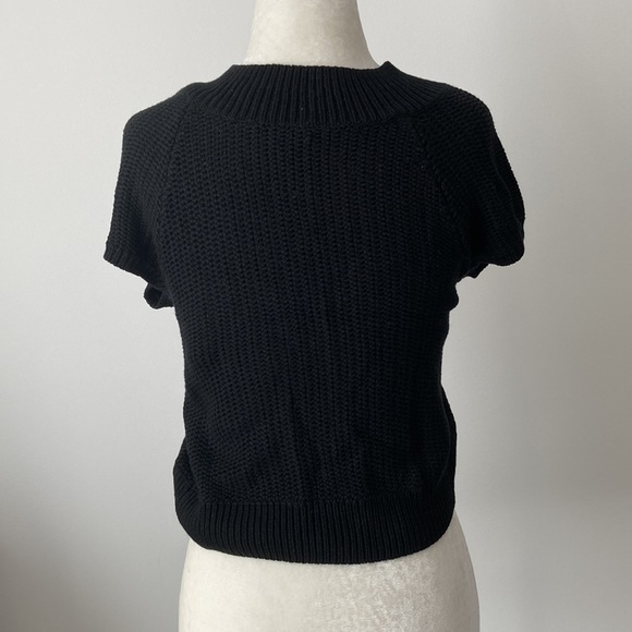 Kenneth Cole Reaction Black Sweater Bolero - Picture 7 of 9